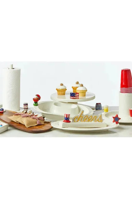 NORA FLEMING UTILITY CROC STRIPES, RED CUP HOLDER H9