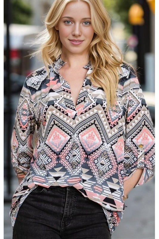 LIZZY AZTEC TOP