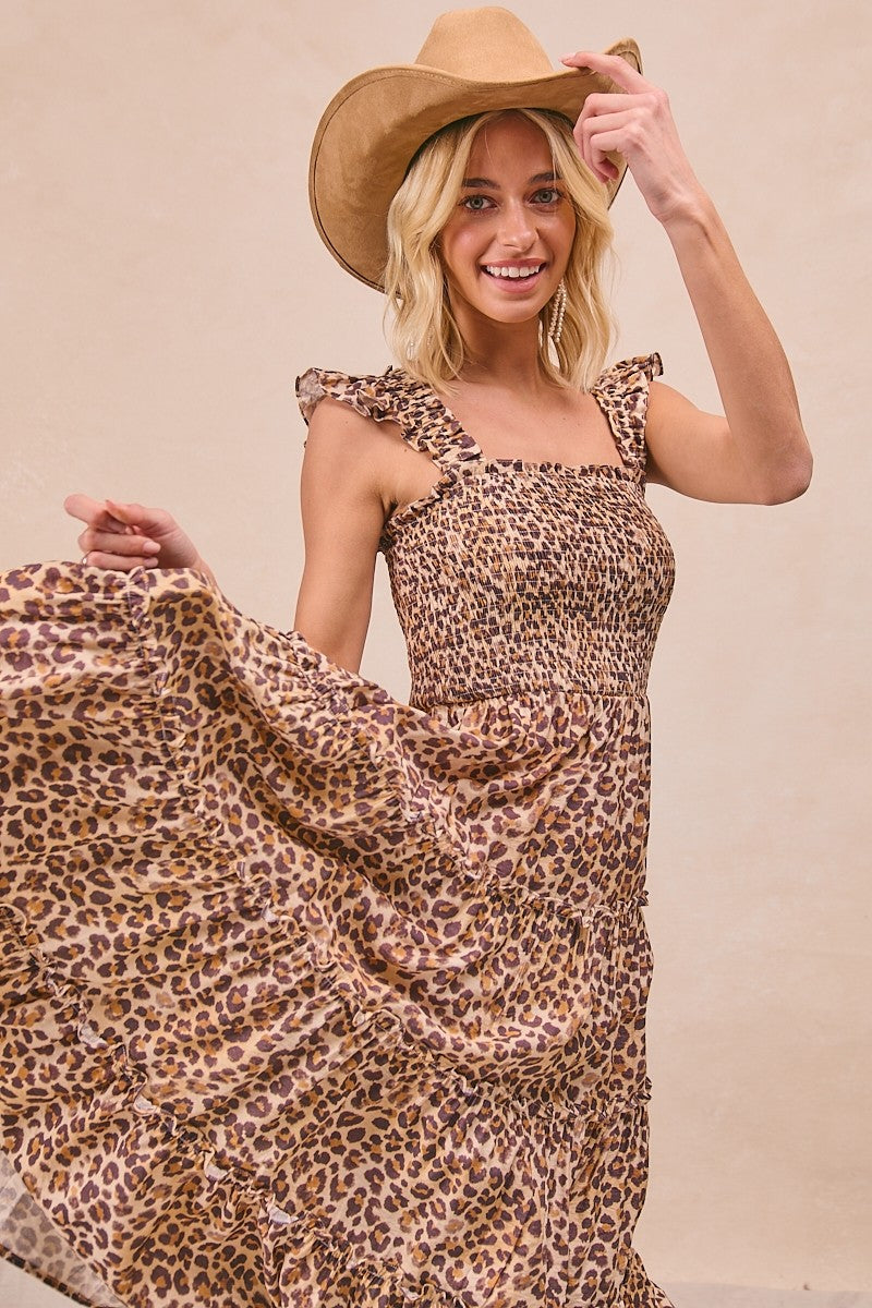 LEOPARD DRESS 1402