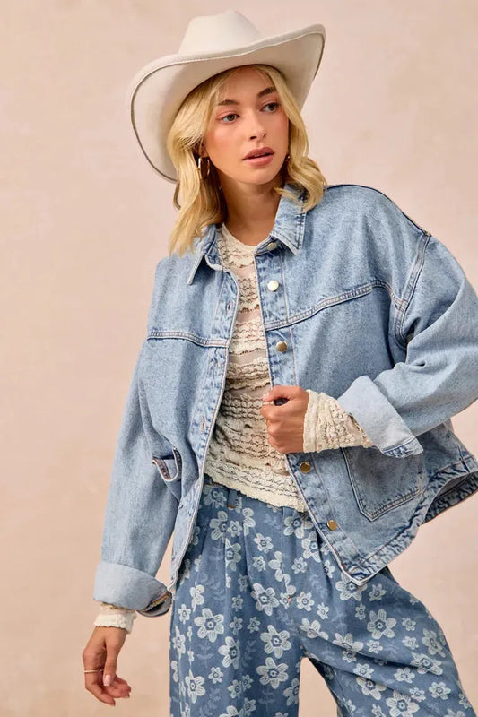 DENIM SHIRT JACKET 4447