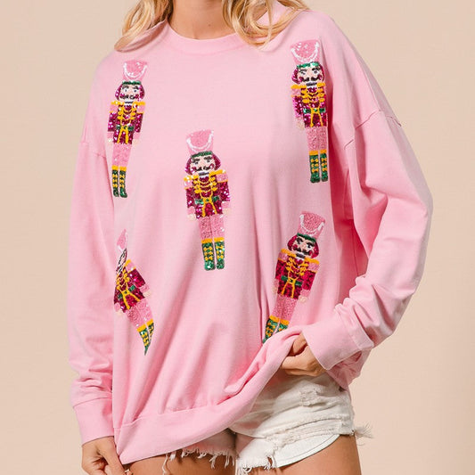 NUTCRACKER TOP in PINK 1508