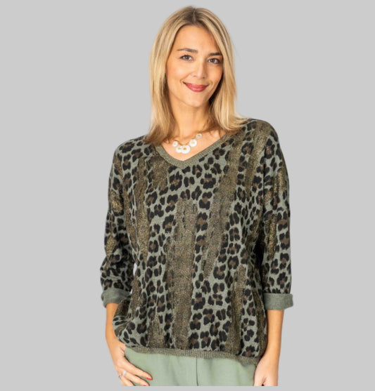 LEOPARD SWEATER 817171