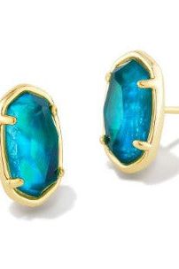 KENDRA SCOTT GRAYSON STONE STUD EARRINGS