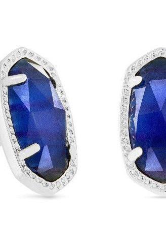 KENDRA SCOTT ELLIE STUD EARRINGS ~ RHODIUM