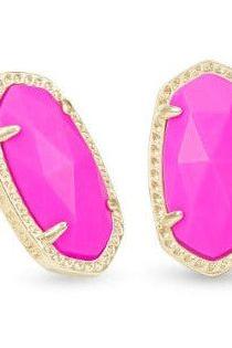 KENDRA SCOTT ELLIE STUD EARRINGS ~ GOLD