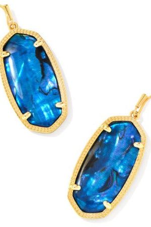 KENDRA SCOTT ELLE DROP EARRINGS ~ GOLD