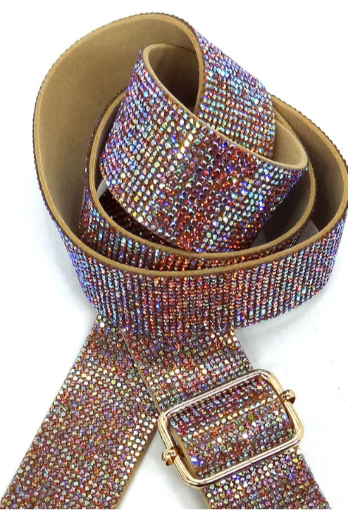Rhinestone Crossbody Bag Strap
