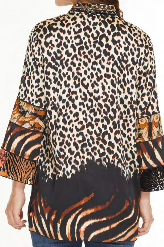 JOHN MARK 3/4 SLEEVE TUNIC 43547