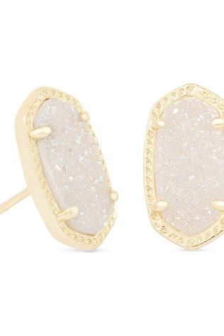 KENDRA SCOTT ELLIE SIGNATURE EARRINGS in DRUSY