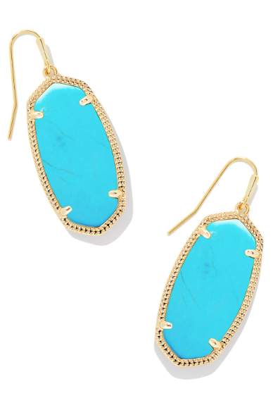 KENDRA SCOTT ELLE DROP EARRINGS in GOLD