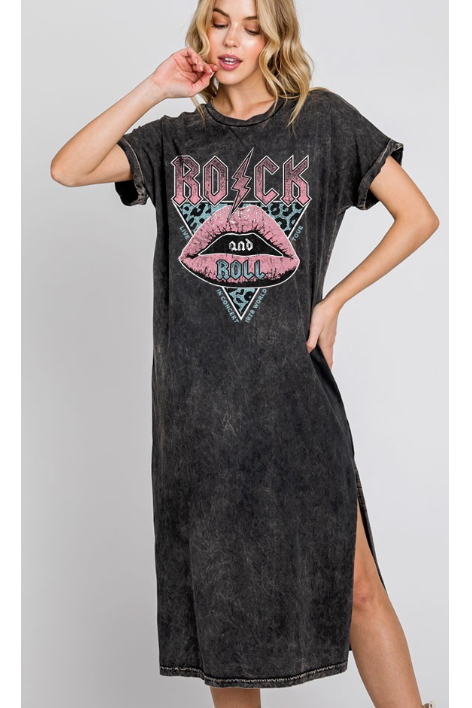 LONG LENGTH DRESS in RNR LIP 50377