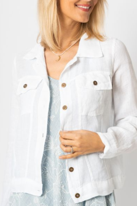 MADE IN ITALY LINEN JACKET