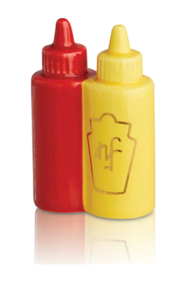 NORA FLEMING MAIN SQUEEZE A230 KETCHUP MUSTARD