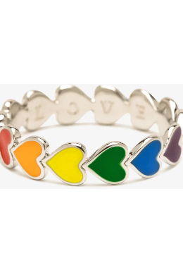 PURA VIDA RAINBOW RING & TILE BRACELET