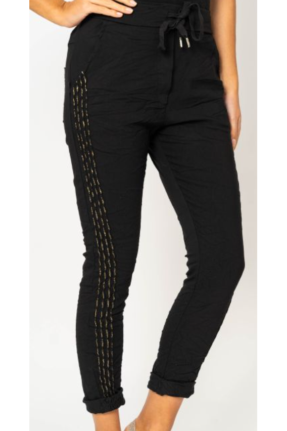 MADE IN ITALY HOT WASH RIBBON JEGGING 231899