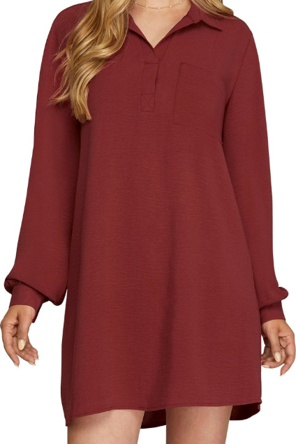 X RED BRICK DRESS 5211 ~ SMALL