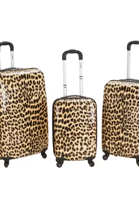 LEOPARD TRAVEL SUIT/CASES