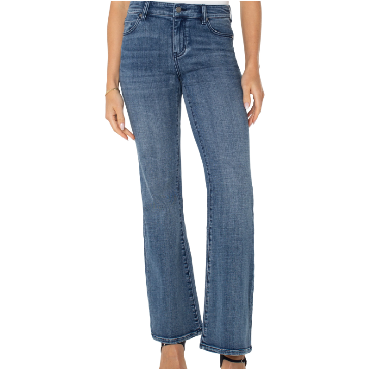 LIVERPOOL JEANS HANNAH FLARES in BLUE DENIM