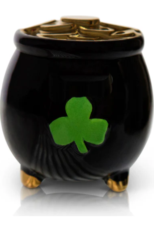 NORA FLEMING get lucky POT OF GOLD CLOVER A 421