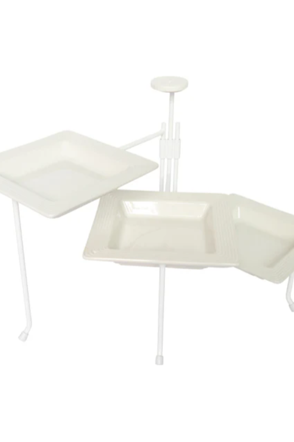 NORA FLEMING TRIPLE TIER STAND SQUARE
