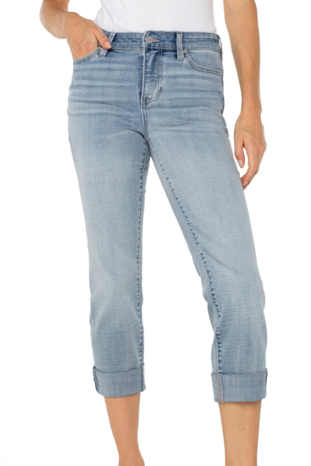 LIVERPOOL JEANS CHARLIE CROP WIDE 24”