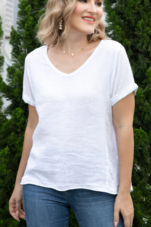 BREEZY TEE in WHITE