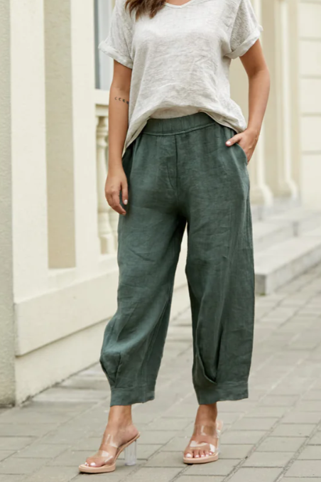LANTERN PANT in MILITARY GREEN