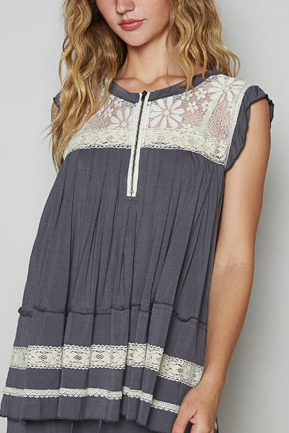 CHARCOAL TOP