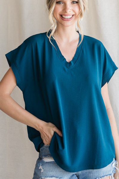 TEAL TOP