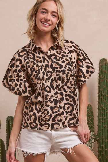 LEOPARD TOP 4262