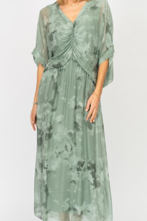 MADE IN ITALY SILK DRESS 22180TD