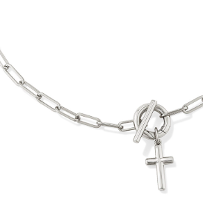 KENDRA SCOTT CROSS LINK AND CHAIN NECKLACE