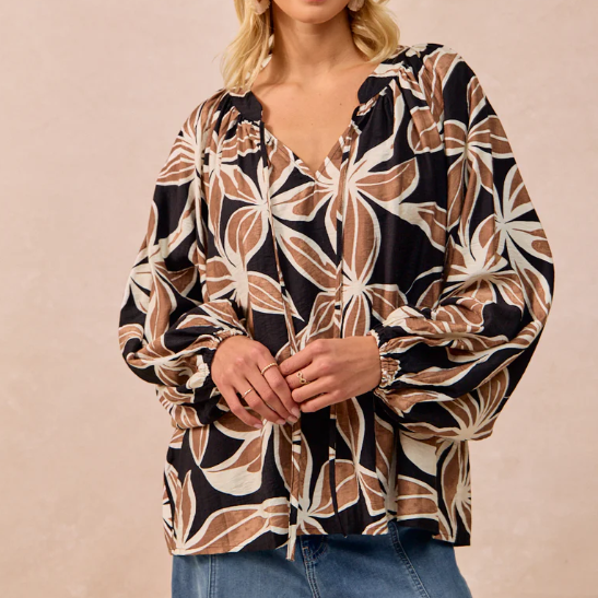 FLORAL TOP 4362