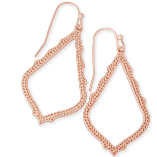 KENDRA SCOTT SOPHIA EARRINGS ~ Rosegold