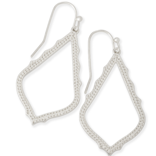 KENDRA SCOTT SOPHEE EARRINGS ~ Silver
