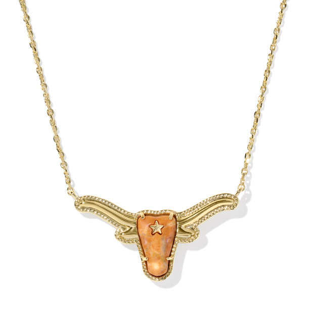 KENDRA SCOTT GOLD LONGHORNS