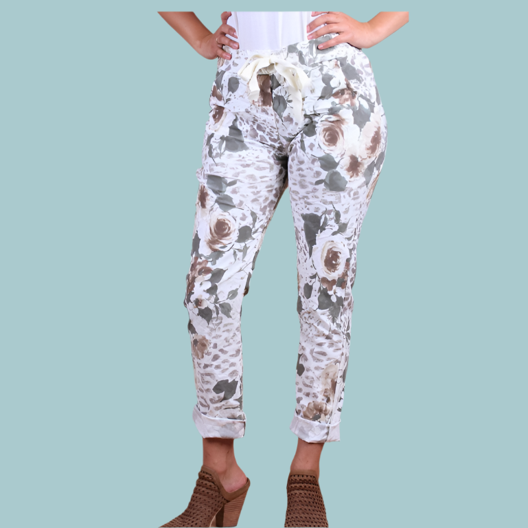 MADE IN ITALY LEAF PANT