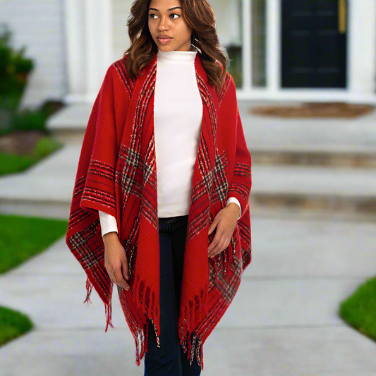 PLAID WRAP 307