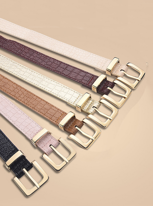 CROC PATTERN BELT