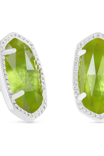 KENDRA SCOTT ELLIE STUD EARRINGS ~ RHODIUM