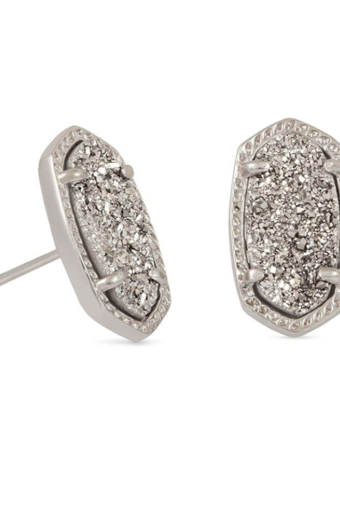 KENDRA SCOTT ELLIE SIGNATURE EARRINGS in DRUSY