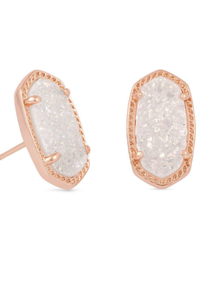 KENDRA SCOTT ELLIE SIGNATURE EARRINGS in DRUSY