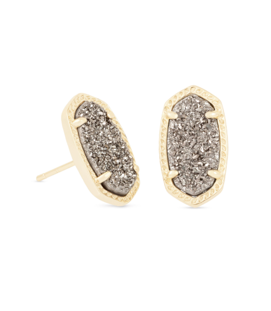 KENDRA SCOTT ELLIE SIGNATURE EARRINGS in DRUSY