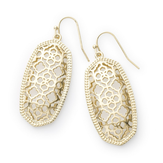 KENDRA SCOTT ELLE FILIGREE EARRINGS