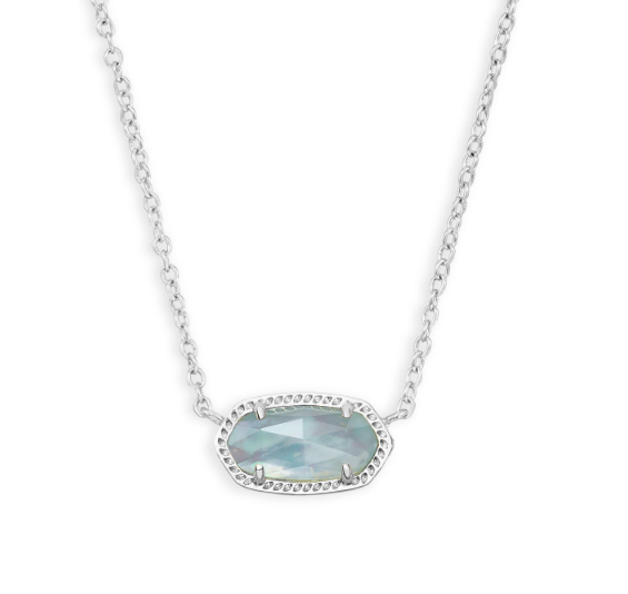 KENDRA SCOTT ELISA NECKLACE RHODIUM