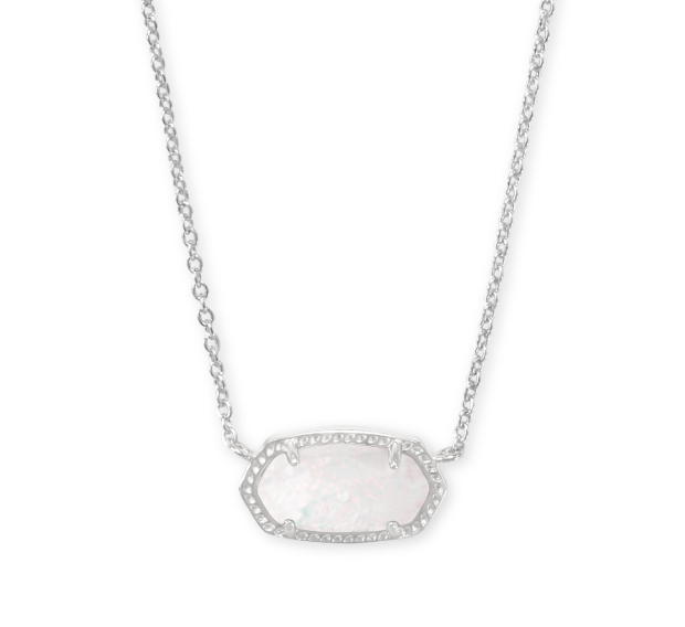 KENDRA SCOTT ELISA NECKLACE RHODIUM