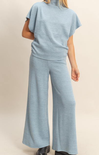 PANT SET 658 BEIGE/BLACK/BLUE