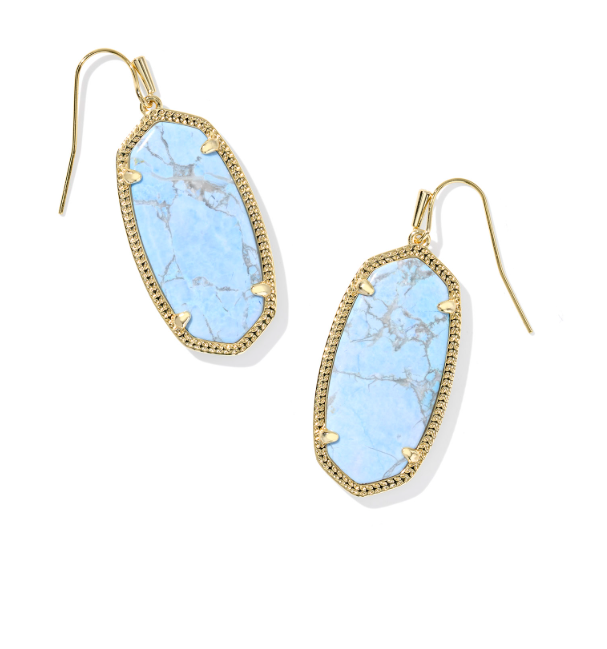 KENDRA SCOTT ELLE DROP EARRINGS in GOLD