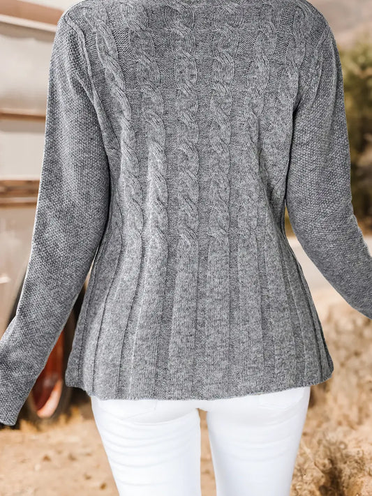 GREY CARDIGAN 1020
