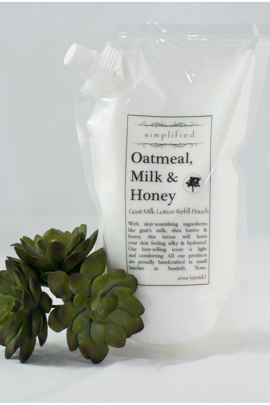 20oz Goat Milk Lotion Refill Bag: Sunday Beach